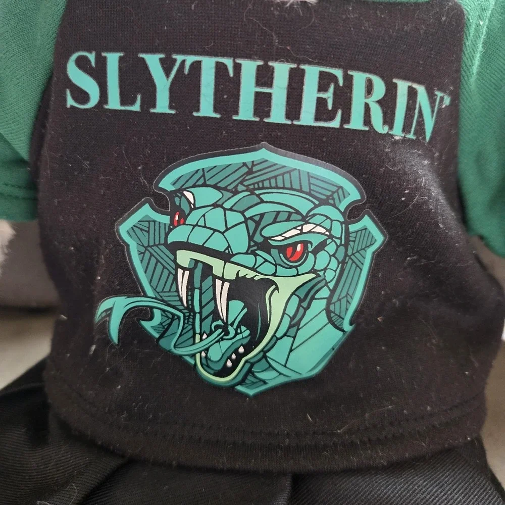 Build A Bear White‎ Plush Harry Potter Slytherin Outfit Hoodie Shirt Skirt BABW